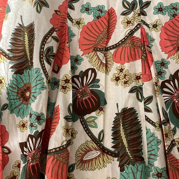 NY Collection floral flared Skirt - Picture 2 of 7